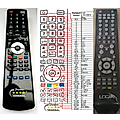 LOGIK COMBO TV-DVD - remote control, replacement
