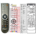 MITSUBISHI XD250U - remote control, replacement