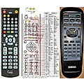 YAMAHA VEQ2101 - remote control - replacement