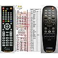YAMAHA DVD13, RC19133016/01 - remote control, replacement