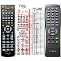 X-SITE XS-DVBT-55B - remote control, replacement