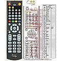 UNIVERSUM DVD-DR1035 - remote control, replacement