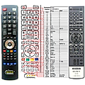 SONY J-6090-203A SERVICE - service remote control, replacement