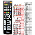 JAMO PJ HCS-1600 - remote control, replacement