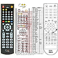 DVICO TVIX M-3100U - remote control, replacement