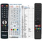 TOSHIBA CT8556, RC43160 - 

compatible General-branded remote control