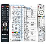 PANASONIC N2QAYB000025 -  


compatibele afstandsbediening van het merk General