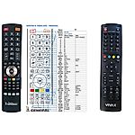 VIVAX 32LE120T2S2, 40LE120T2S2, TV-40LE120T2S2 - 

compatible General-branded remote control
