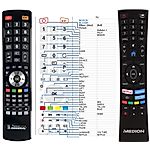 MEDION RC4392P,  MD15060, MD32060 - 

compatible General-branded remote control