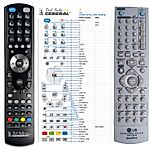 LG AKB31238706, AKB31238709 - 

compatible General-branded remote control