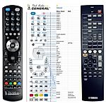 YAMAHA RAV523 - 

compatible General-branded remote control