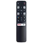 <p> TCL RC802V FMR1 - radio (BT) vervanging afstandsbediening met spraakbesturing  </p>