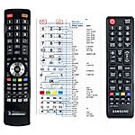 SAMSUNG AA59-00741A, AA5900741A LCD TV - 

compatible General-branded remote control