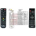 ACER VZ.JCQ00.001, RC-281RR-190 - remote control with laser pointer