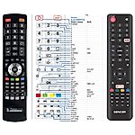 SENCOR SLE32S600TCS, SLE32S601TCS, SLE40FS600TCS, SLE40FS601TCS, SLE42FS601TCS  - 

compatible General-branded remote control