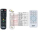 ACER K130, K132, K135, K137, K330, L221, LK-W12, L223, LK-W15 - afstandsbediening met laseraanwijzer