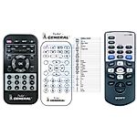 SONY RM-X110, RM-X112, RM-X143, CDX-M8800, CDX-CA850X, CDX-CA860X, CDX-CA900X - 

compatible General-branded remote control