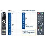 UCLAN B6 Full HD - 

compatible General-branded remote control