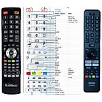 TOSHIBA CT-8563 - 

compatible General-branded remote control