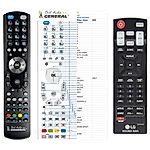 LG AKB73575421  - 

mando a distancia compatible de marca General