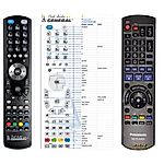 PANASONIC N2QAYB000185 - 

compatible General-branded remote control