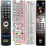 JVC RM-C2500 - 

compatible General-branded remote control