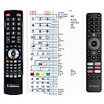 STRONG SRT43UD6593, 50UF8733, SRT55UF8733 - 

compatible General-branded remote control