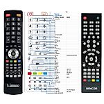 SENCOR SLE22F04T, SLE22F07, SLE22F44 - 

compatible General-branded remote control