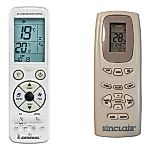 SINCLAIR YK1F, ASH-09AP, ASH-12AP -  

luxe verlichte
afstandsbediening