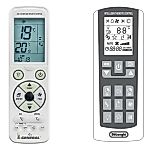 DELONGHI PLSI 120 INU, I-ONE PLSI PLS 110 120 130 DEIN 38 - 
luxurious backlit 
remote control