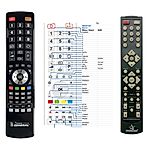 REDSTAR RS-230 - 

compatible General-branded remote control