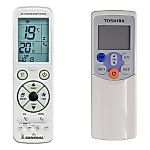 TOSHIBA WC-H01JE - 
luxurious backlit 
remote control