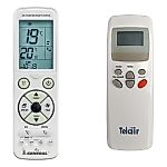 TELAIR SILENT 3800H, 5300H, 7400H, 8400H, 12000HT - 
luxurious backlit 
remote control