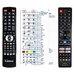 SHARP AQUOS SHW/RMC/0140N - 

compatible General-branded remote control