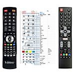 METZ 32E6X22A, 40E6X22A, 40MTB4000 - 

compatible General-branded remote control