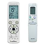 SANYO RCS-3PSS4E, RCS-4PIS4E, RCS-6HVPULS4E - 
luxurious backlit 
remote control