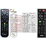 BENQ MS521, MX505, MX520, MX703, 5J.J9T06.001 - mando a distancia con puntero láser
