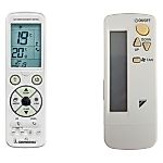 DAIKIN BRC4C151, FXAQ20A, FXAQ20AUV1B, FXAQ25AUV1B, FXAQ32AUV1B, FXAQ40AUV1B - 
luxurious backlit 
remote control