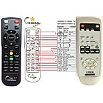 EPSON EMP810, EMP811 EMP820, EMP600, ELP810, ELP811 ELP820, ELP600, H368B, EBX10 - afstandsbediening met laseraanwijzer