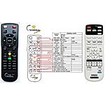 EPSON EB-X14, EB-1880, 1547200 - afstandsbediening met laseraanwijzer