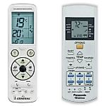 PANASONIC CU-RE9RKE, CU-RE12RKE, CU-RE15RKE, CU-2E15PBE, CU-2E18PBE, CU-3E18PBE - 
luxurious backlit 
remote control