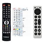 APPLE TV 4K, Gen 1 2 3 4, A142, A216, A1625, A1842, A2169 - 

compatible General-branded remote control
