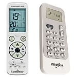 WHIRLPOOL SPICR312W - 
luxurious backlit 
remote control