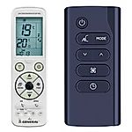 DELONGHI Pinguino PAC EL92 Silent, PAC EL 98 Ecoreal Feel WH R290, PAC EL112 CST Wifi - 
luxurious backlit 
remote control