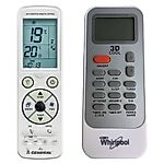 WHIRLPOOL Fantasia, 6th sense DG11J1-34, AMD018, AMD019, AMD021, AMD024, AMD027, AMD314, AMD386, FM09IDUWA2, FM18IDUWA2 - 
luxurious backlit 
remote control