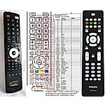 PHILIPS 313923814221, RC2034302/01, RC4729/01 - 

compatible General-branded remote control