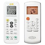 IDEMA RG57A4,  ISA-50, ISZ 12000 BTU, ISKE 12000 BTU  - 

mando a distancia compatible de marca General
