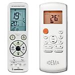 IDEMA RG57A4,  ISA-50, ISZ 12000 BTU, ISKE 12000 BTU  - 
lujoso 
mando
retroiluminado