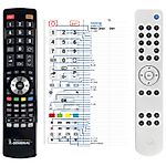 CAMBRIDGE RC-640AT V2.0, 650T  - 
mando a distancia compatible de marca General