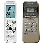 TOSHIBA WH-E1YE,  RAS- M10YKV-E, RAS- M13YKV-E, RAS-M18YAV-E, RAS-M10YKCV-E, RAS-M13YKCV-E, RAS-M18YACV-E - 
luxurious backlit 
remote control
